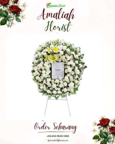 Krans Bunga Duka Cita di Rawa Arum